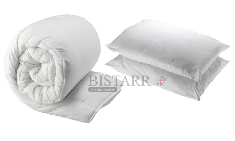 double duvet and pillows